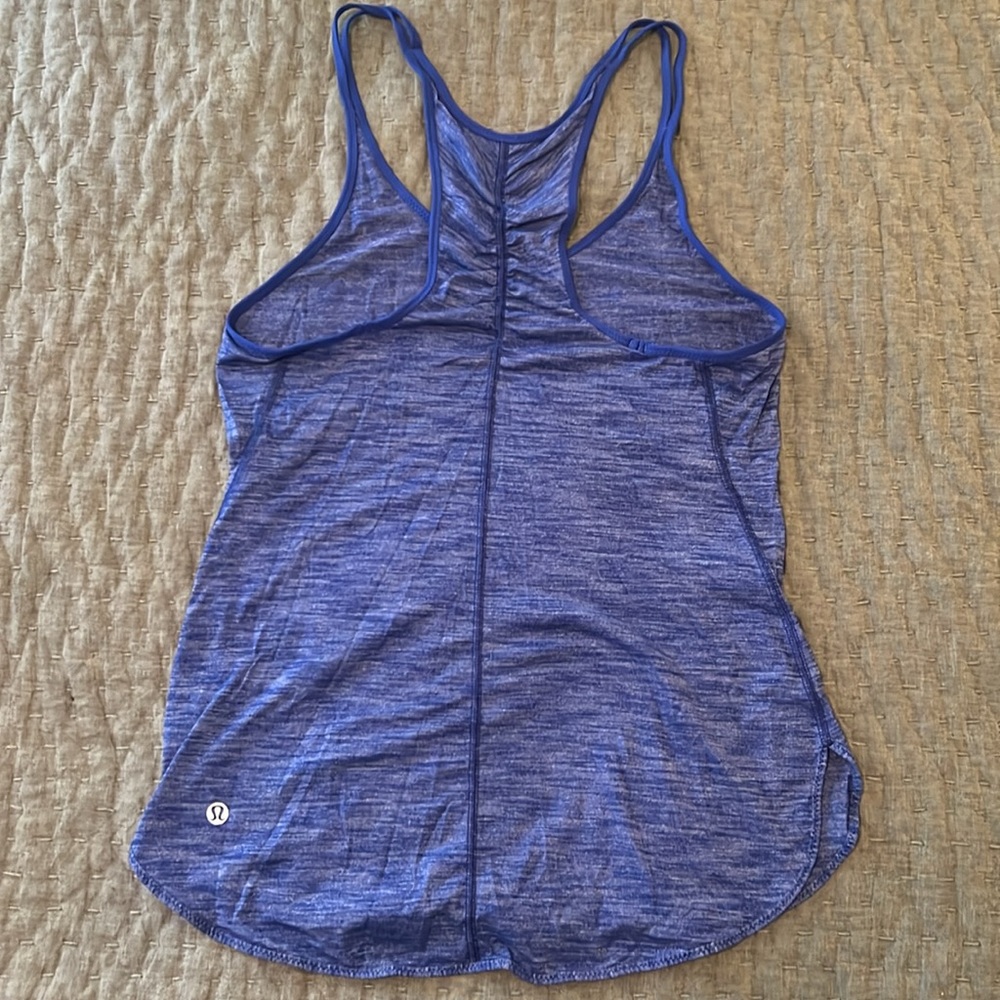 Lululemon Racerback Tank Blue Size 4 - Picture 4 of 5